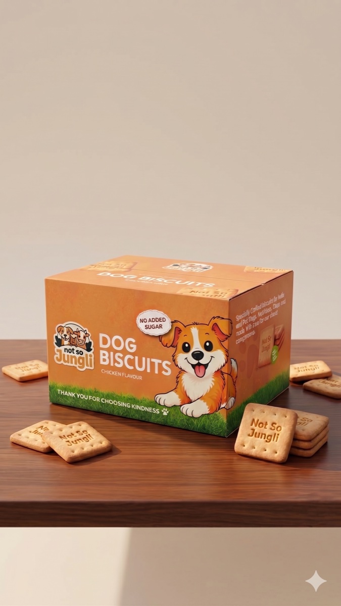 Cheap bulk dog biscuits — Not So Jungli Mega Saver 30 packs of 65g